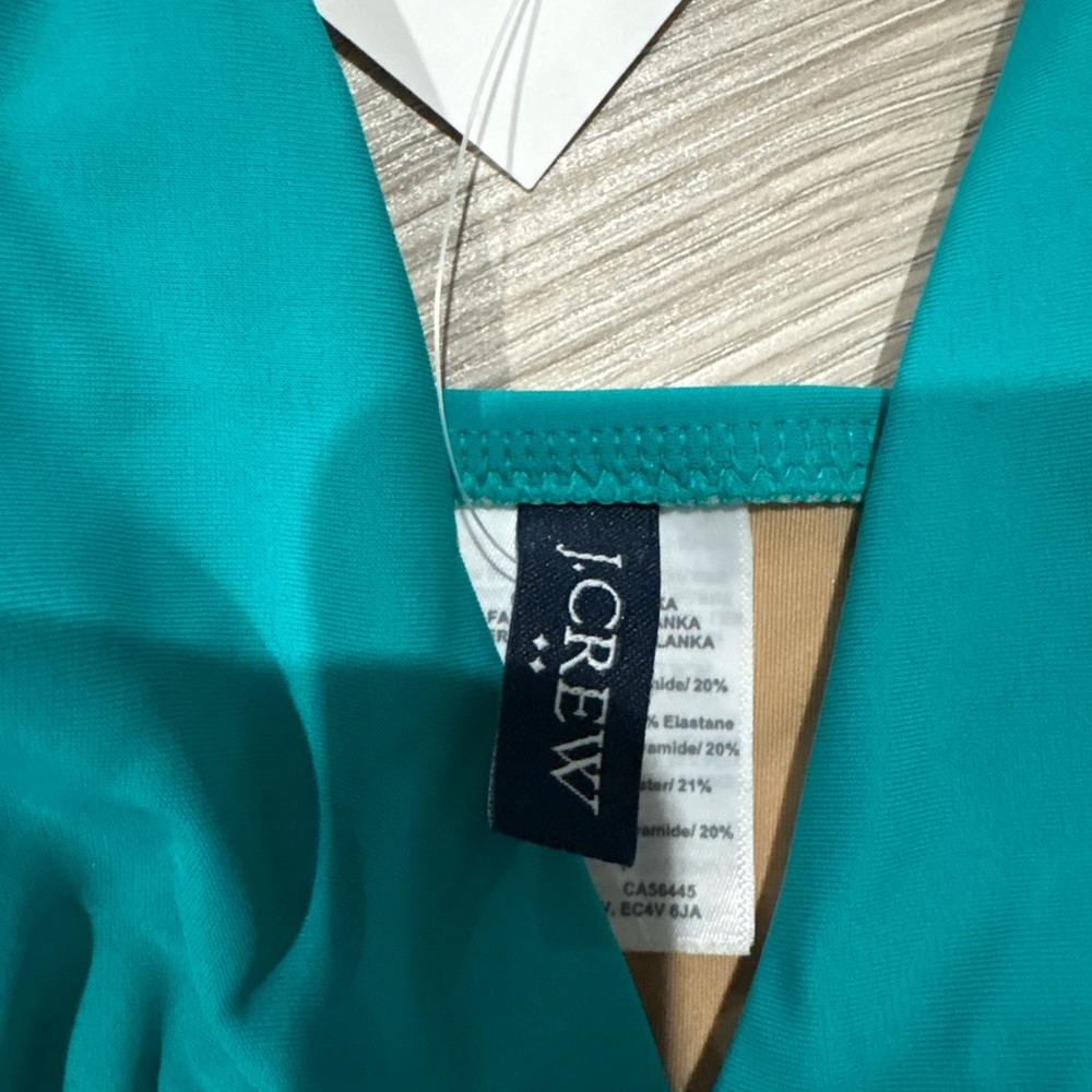 J. Crew Turquoise swim tankini size XXL New - Picture 2 of 3